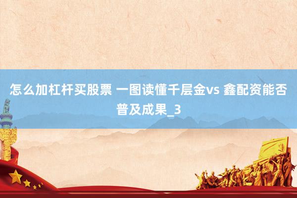 怎么加杠杆买股票 一图读懂千层金vs 鑫配资能否普及成果_3