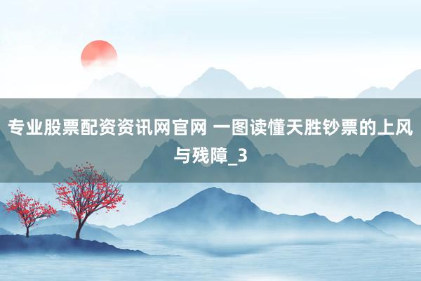 专业股票配资资讯网官网 一图读懂天胜钞票的上风与残障_3